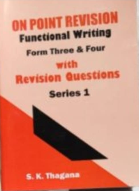 English Paper 1: Functional Writing — Form Three & Four cover